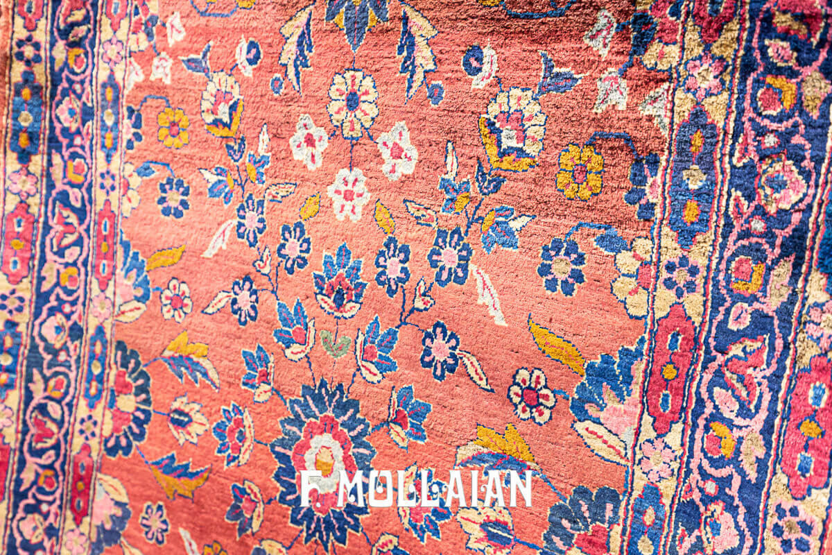 Kashan Silk, An Antique Persian Rug n°:35586858